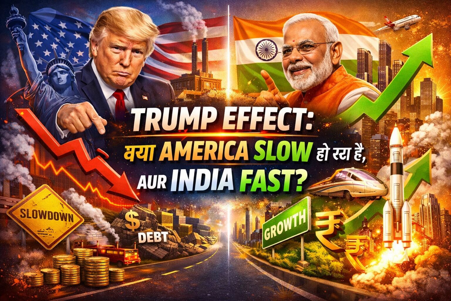 “Trump Effect: Kya America Slow Ho Raha Hai Aur India Fast?”