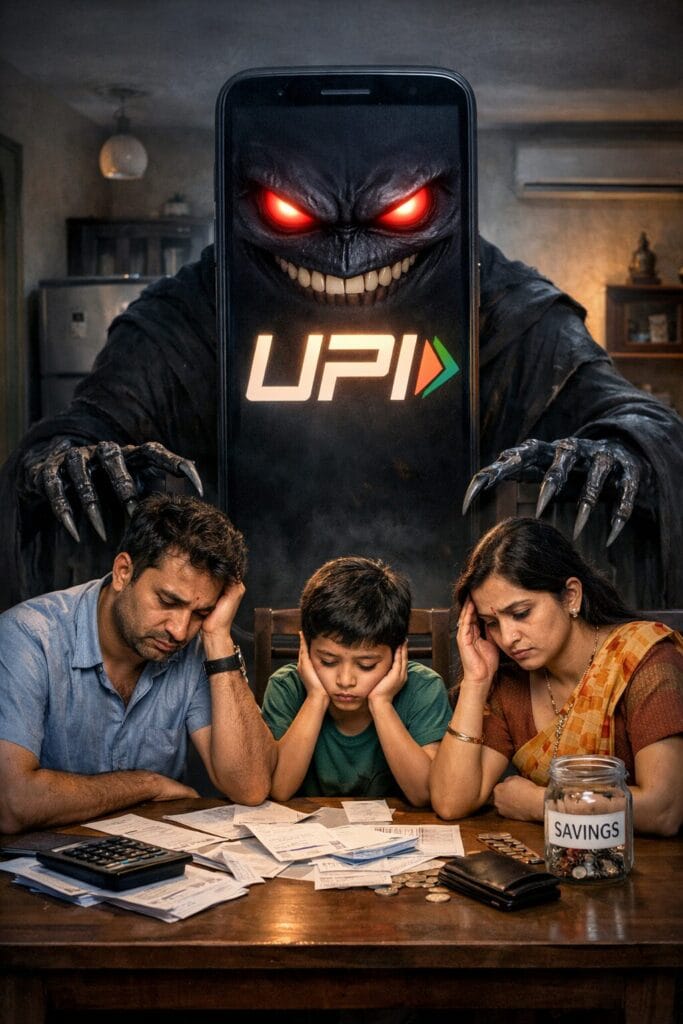 “UPI Made India Cashless — But Also More Broke?”