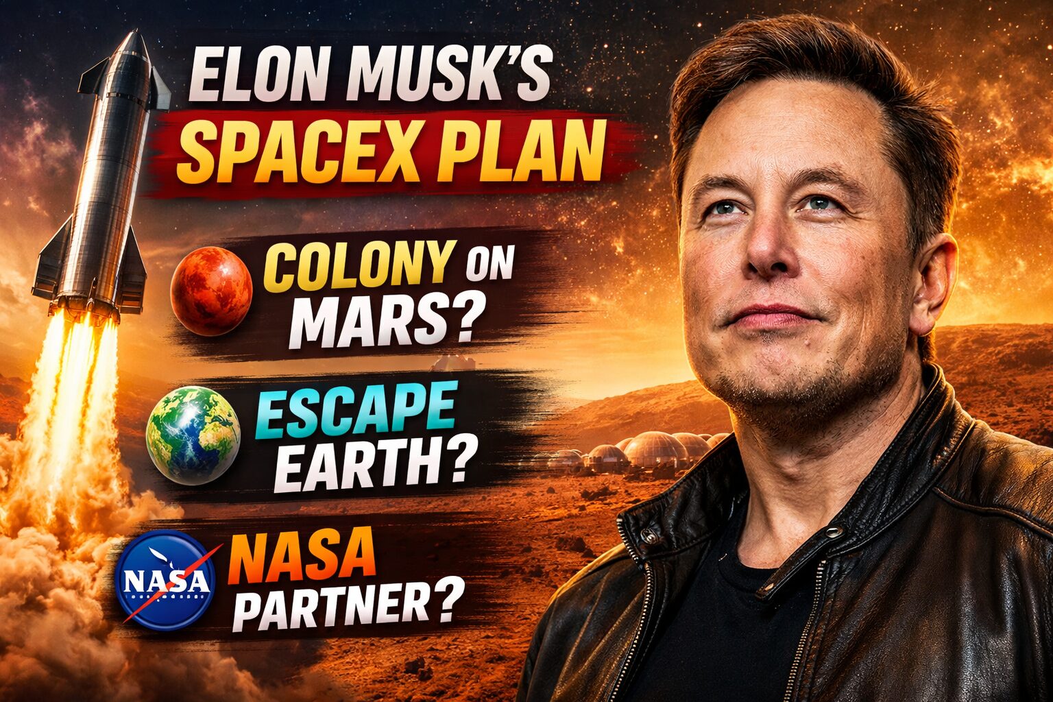 What Is Elon Musk Trying to Do With SpaceX?