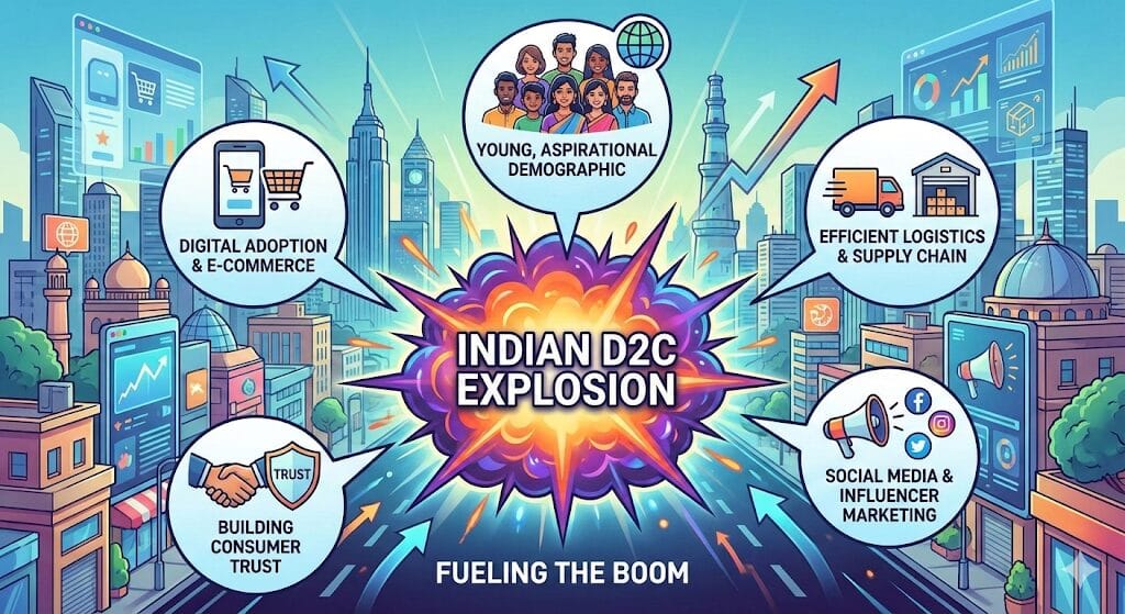 Why and how D2C brands are exploding in india