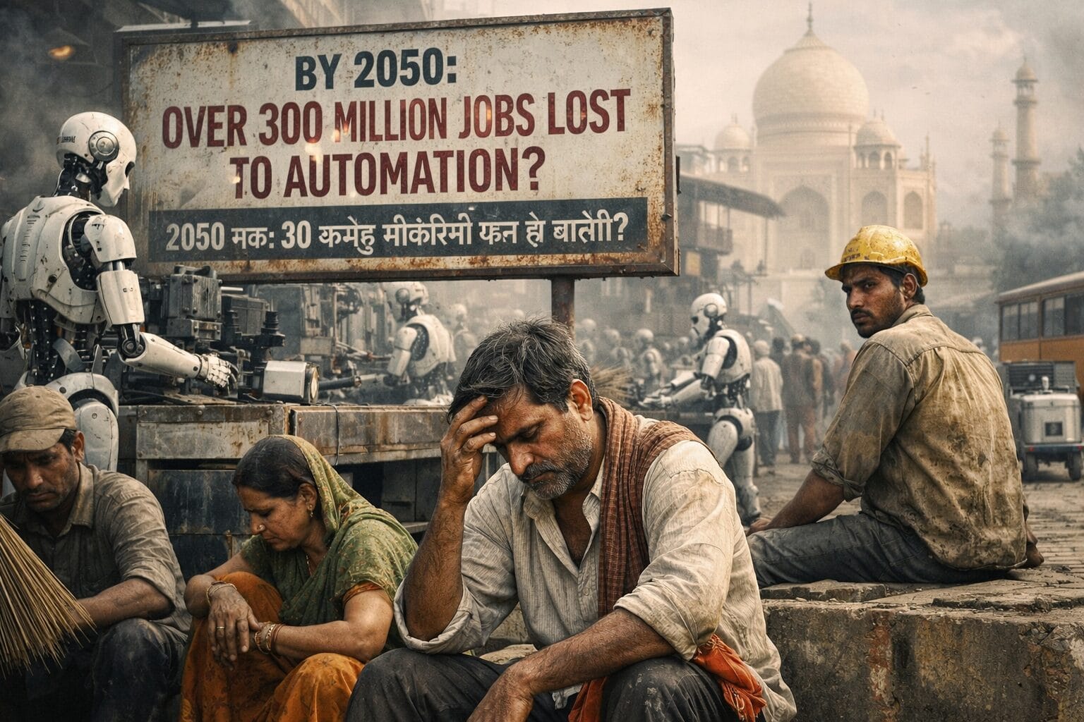 How many jobs will be lost to automation by 2050?