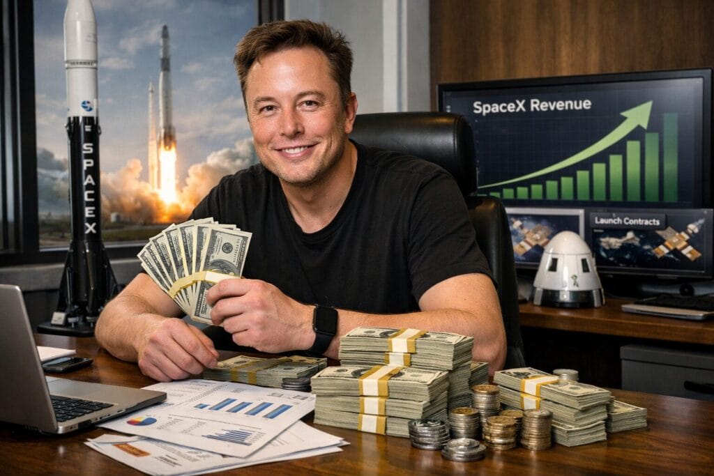 How does STARSHIP and spaceX help elon musk to get even more rich!