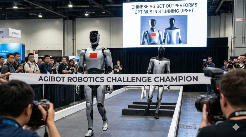 Agibot chinese robot ne elon ke optimus bot ko buri tarike se pachhada!