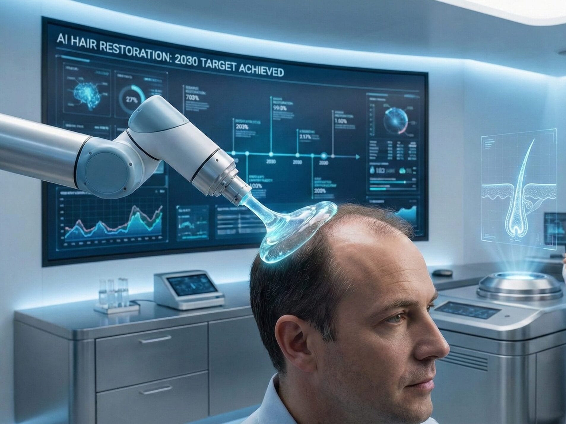 Can AI cure baldness! Kya 2030 Tak Hair Fall History Ban Jayega?