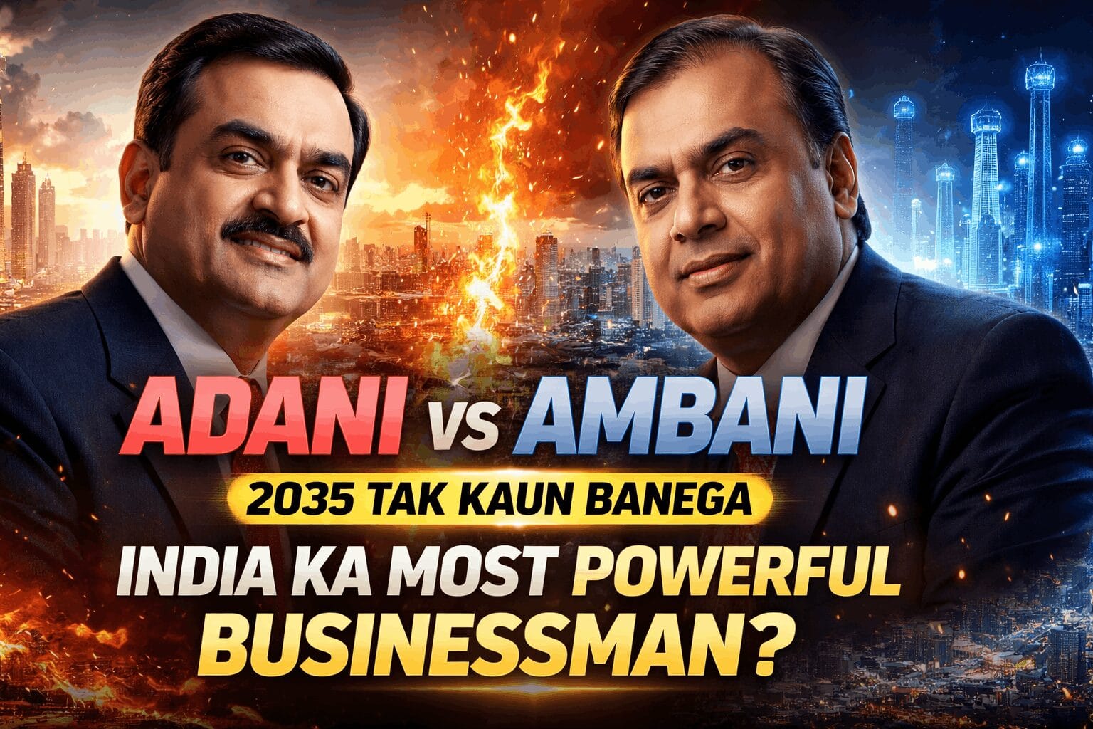 Adani vs Ambani: 2035 Tak Kaun Banega India Ka Most Powerful Businessman?