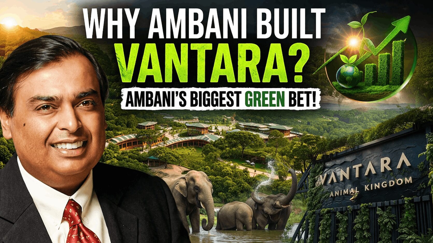 Why ambani built vantara? ambani's biggest greem bet!