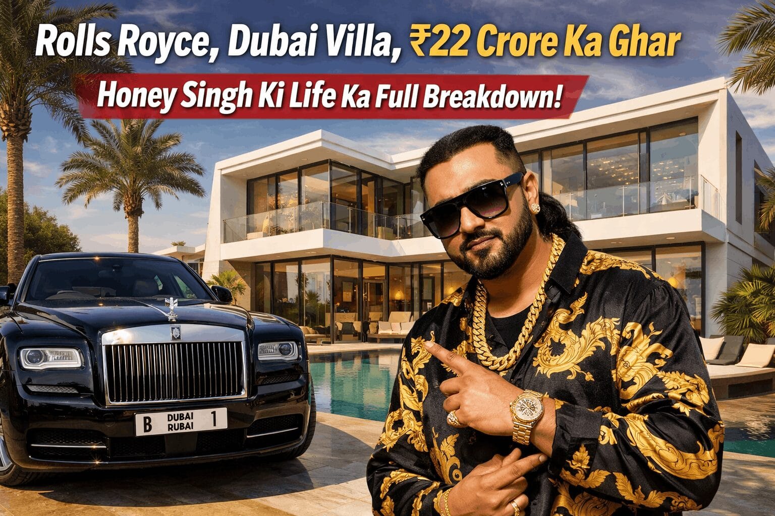 How rich is honey singh?