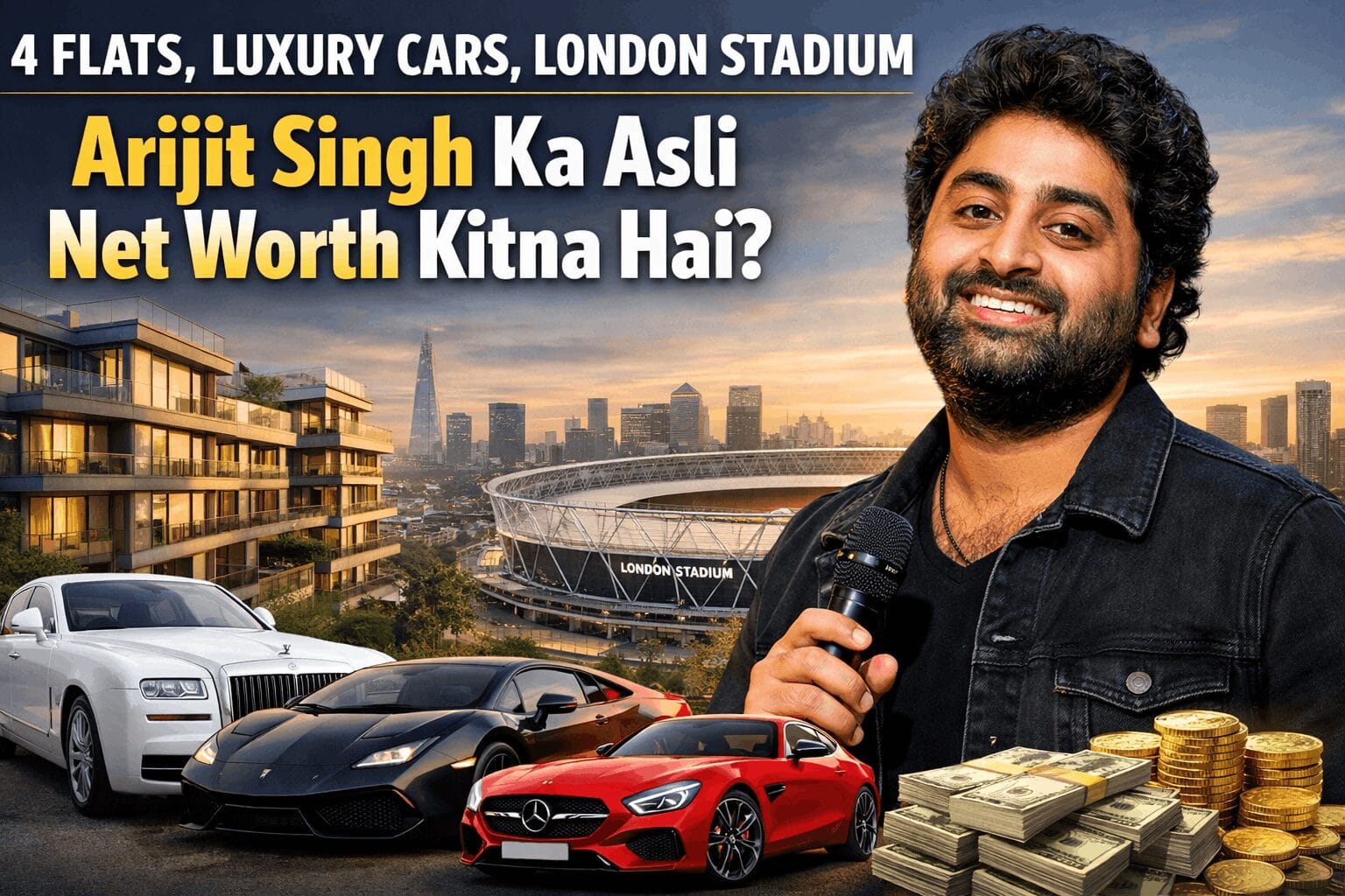 How rich is arjit singh?