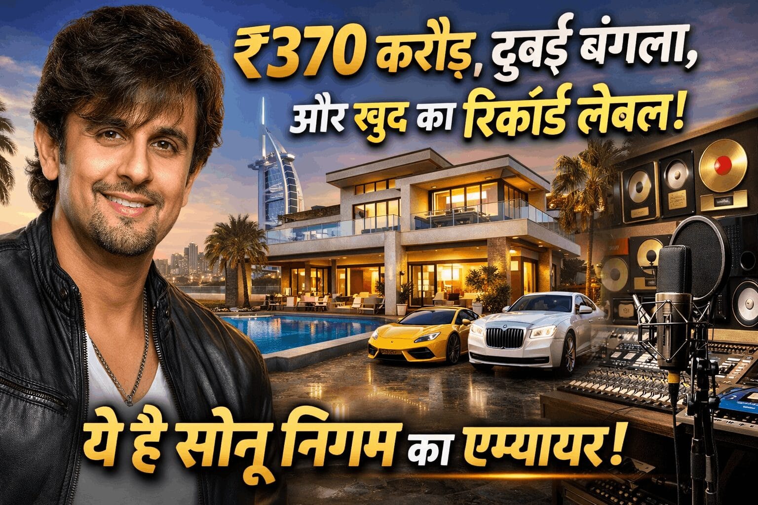 Sonu nigam networth in 2026!