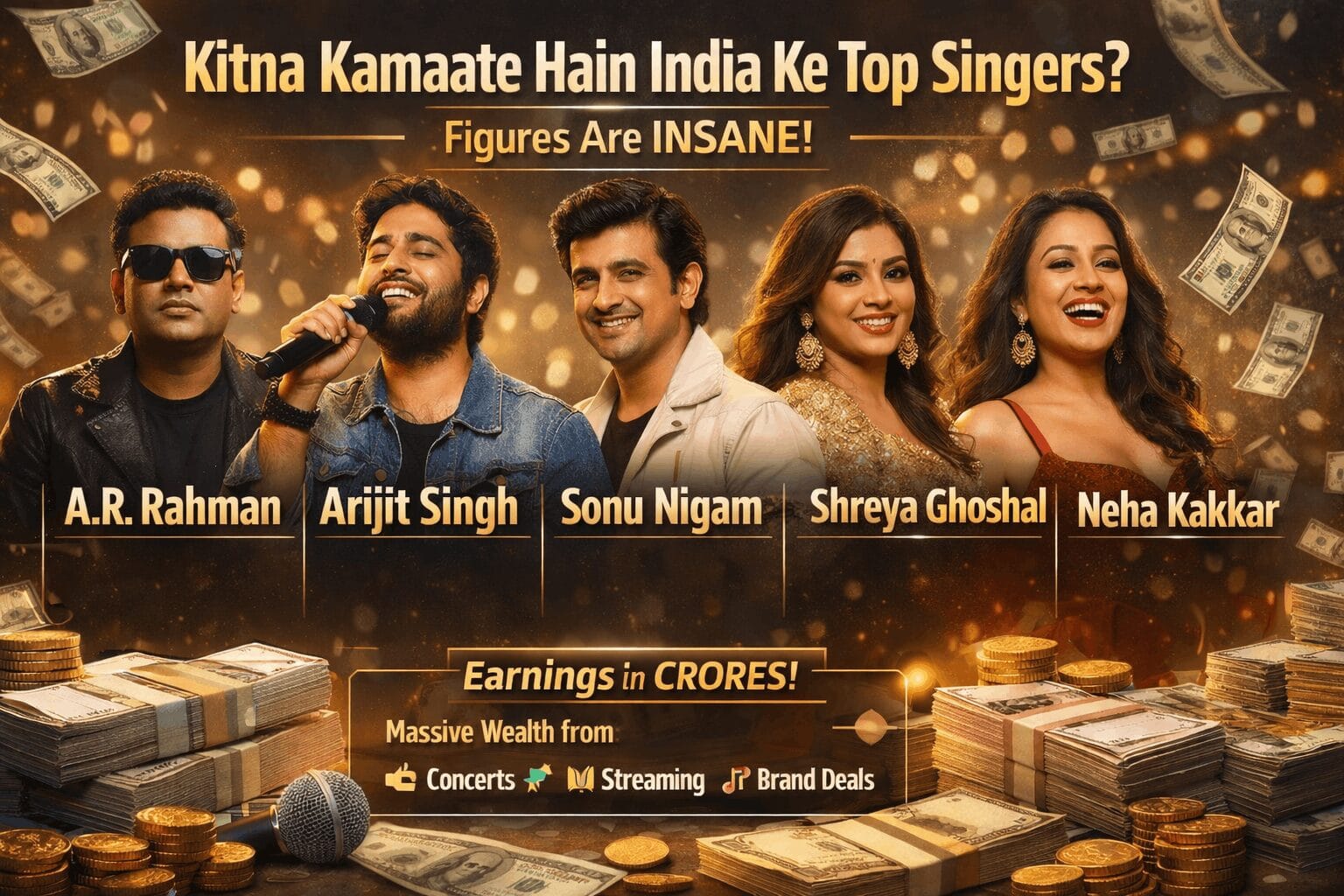 Top 5 richest singers in india ranking in 2026